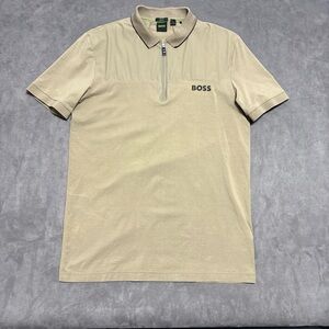 Boss Men's Light Tan Polo Shirt